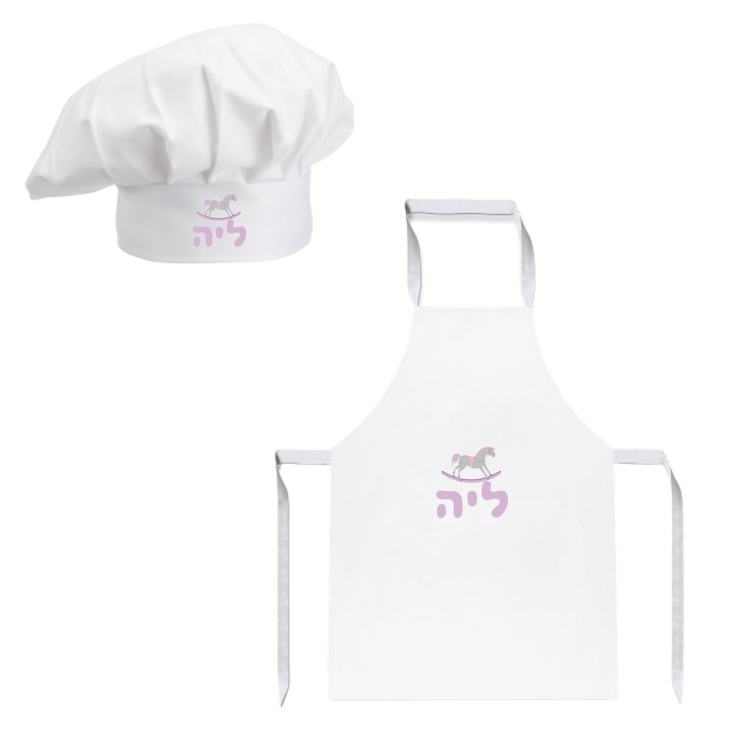 סינר לילדים | סינר עם הדפסה | פיצקולים | סגלגל