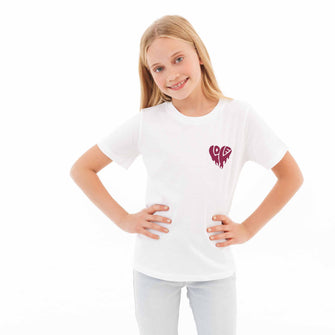 חולצות לילדים | חולצת לב | פיצקולים