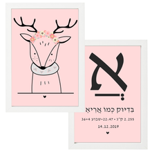 תעודת לידה מעוצבת - פיצקולים פרפקט