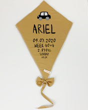 עפיפון קיר עם פרטי הבייבי - חום