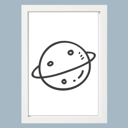 זוג תמונות ממוסגרות- SPACE